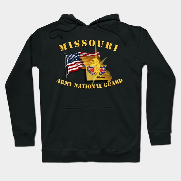 Missouri - ARNG w Flag Hoodie by twix123844